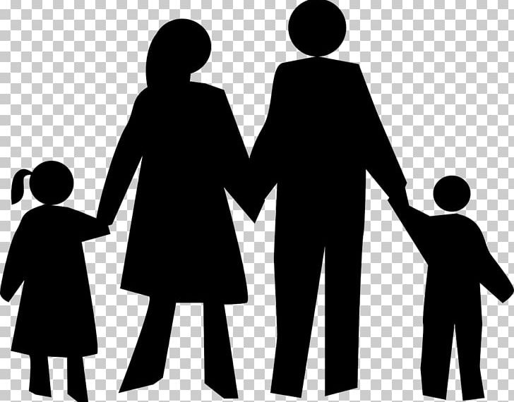 Family Silhouette PNG, Clipart, Black And White, Business, Communication, Computer Icons, Conversation Free PNG Download