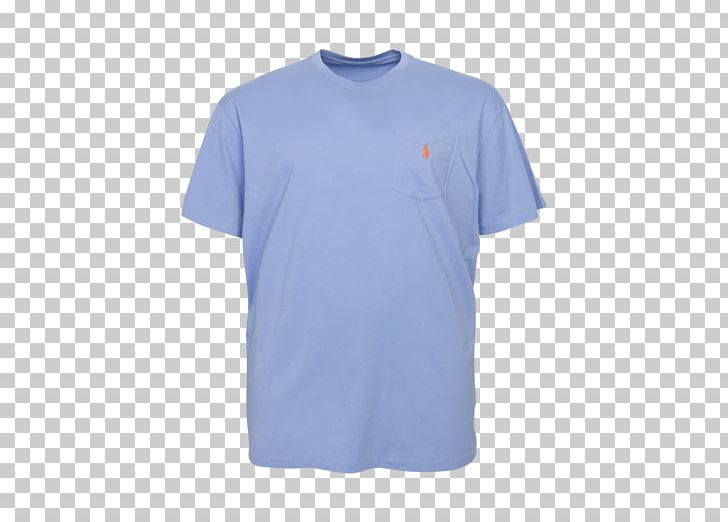 T-shirt Sleeve Neck PNG, Clipart, Active Shirt, Azure, Blue, Cobalt Blue, Electric Blue Free PNG Download