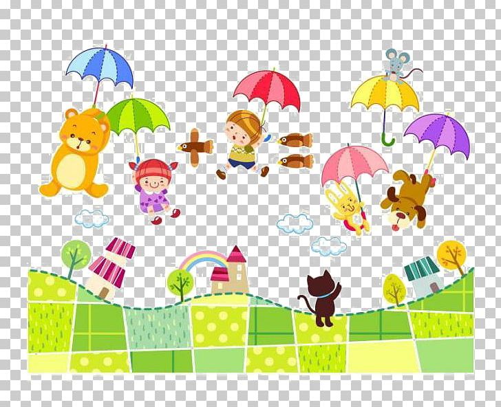 Cartoon Child Umbrella PNG, Clipart, Animation, Area, Art, Cartoon, Child Free PNG Download