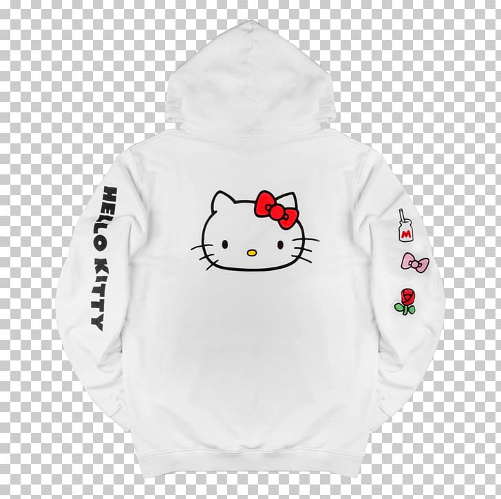 Hello Kitty Hoodie Hello Kitty Hoodie Bluza White PNG, Clipart, Bluza, Brand, Cartoon, Clothing, Female Free PNG Download