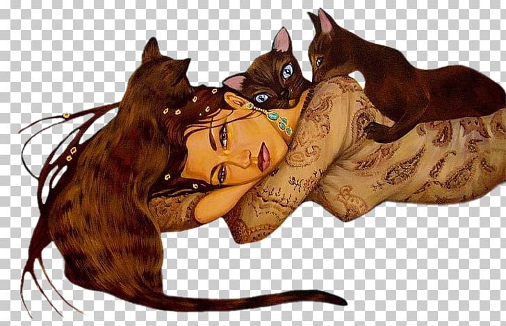 Kitten Cat Woman Whiskers Painting PNG, Clipart, Animal, Animals, Carnivoran, Cat, Cat Like Mammal Free PNG Download