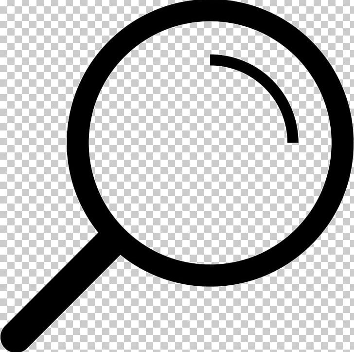 Magnifying Glass Product Design PNG, Clipart, Area, Black And White, Circle, Glass, Line Free PNG Download