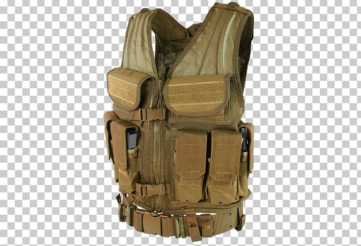 MOLLE Gilets タクティカルベスト Pouch Attachment Ladder System Clothing PNG, Clipart, Bag, Belt, Clothing, Coyote Brown, Gilets Free PNG Download
