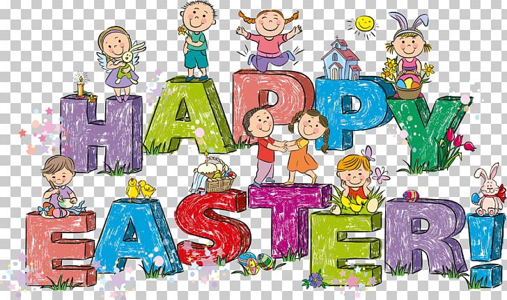 Easter Bunny Child Egg Hunt PNG, Clipart, Area, Art, Cartoon, Child, Child Art Free PNG Download
