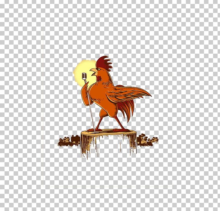 Chicken Singing Drawing Art Illustration PNG, Clipart, Architecture, Artist, Attack, Beak, Bird Free PNG Download