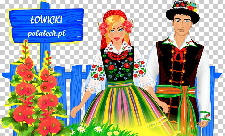 Lowicz Stroj Lowicki National Costumes Of Poland Mazovia Folk