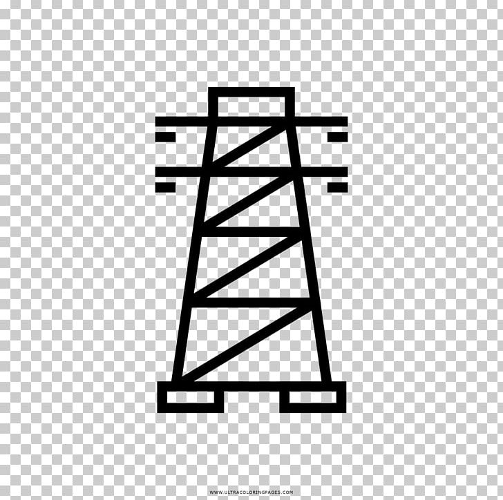 Transmission Tower Electric Power Transmission Electricity Electrical Energy PNG, Clipart, Angle, Black And White, Coloring Page, Ele, Electrical Energy Free PNG Download