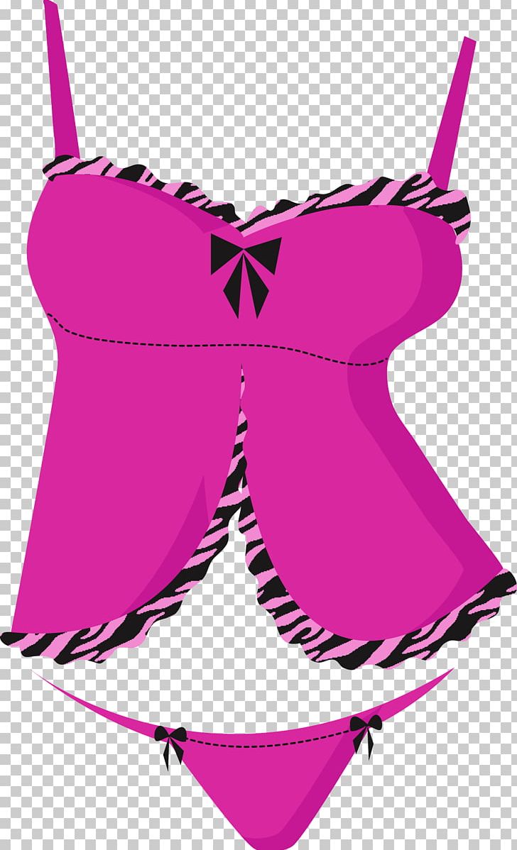 Casi angeles, women's pink-and-white bra and panty set transparent  background PNG clipart