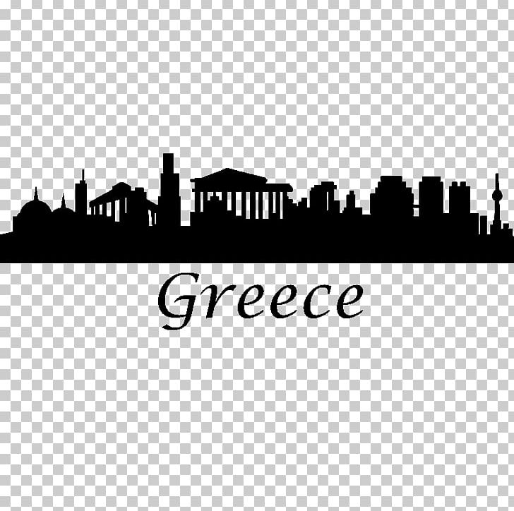 Athens Wall Decal Skyline Sticker PNG, Clipart, Animals, Athens, Bigben, Black And White, Brand Free PNG Download
