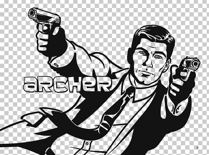 H. Jon Benjamin Sterling Archer Danger Zone FX PNG, Clipart, Animation, Archer, Arm, Art, Black And White Free PNG Download