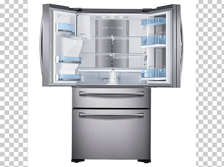 Refrigerator Samsung Refrigeration Ice Makers Cabinetry PNG, Clipart, Cabinetry, Drawer, Electronics, Freezers, Home Appliance Free PNG Download