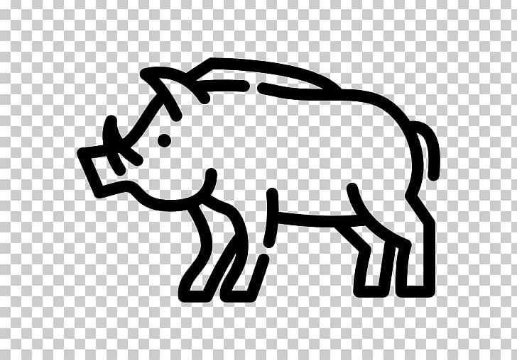 Wild Boar Computer Icons PNG, Clipart, Animal, Area, Black, Black And White, Computer Icons Free PNG Download