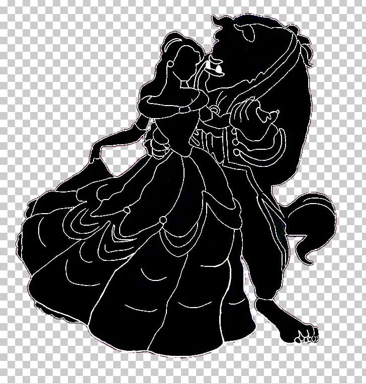 Belle Silhouette Beauty And The Beast Black And White PNG, Clipart, Alice In Wonderland Frame, Animals, Art, Beauty And The Beast, Belle Free PNG Download