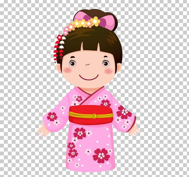 Japan Kimono Cartoon Child PNG, Clipart, Architecture, Art, Bow, Bow Tie, Business Woman Free PNG Download