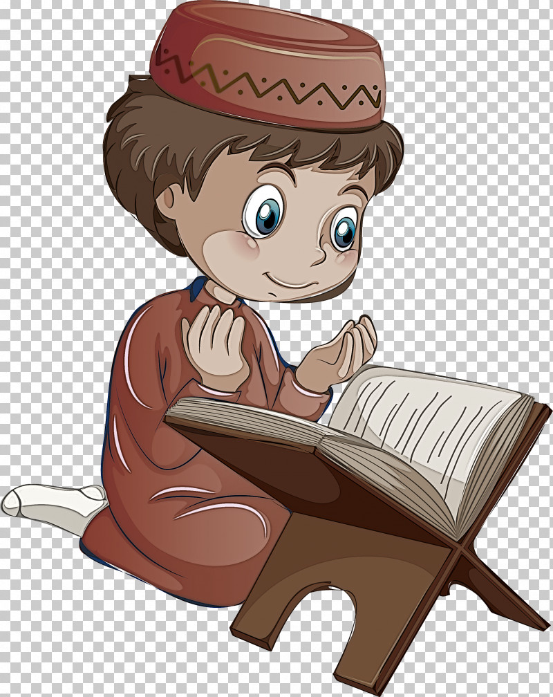 Muslim People PNG, Clipart, Cartoon, Muslim People, Reading, Sitting Free PNG Download