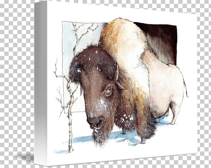 Dog Cattle Snout Mammal Wildlife PNG, Clipart, American Bison, Cattle, Cattle Like Mammal, Cow Goat Family, Dog Free PNG Download