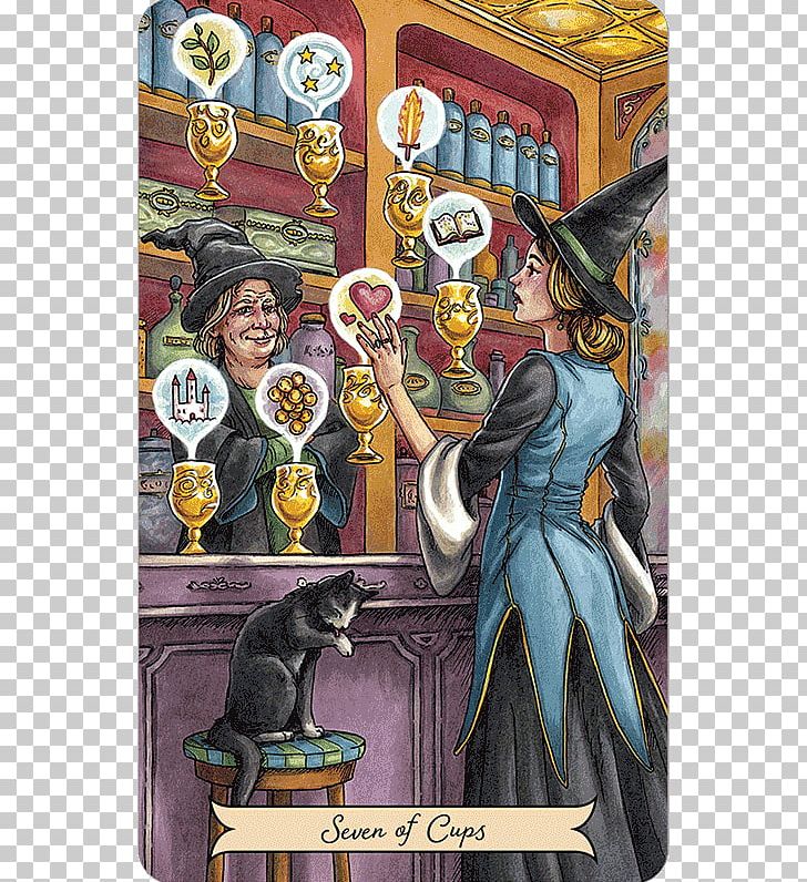 Everyday Witch Tarot Everyday Witchcraft: Making Time For Spirit In A Too-Busy World Suit Of Cups PNG, Clipart, Action Figure, Art, Bus, Cartomancy, Comics Free PNG Download