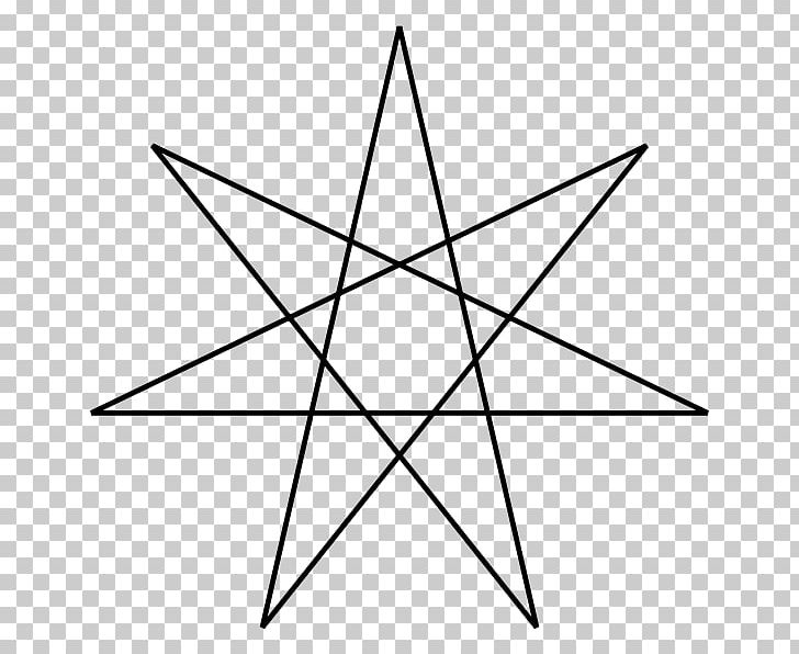 Heptagram Symbol Star Polygons In Art And Culture Five-pointed Star PNG, Clipart, Angle, Area, Black And White, Circle, Fivepointed Star Free PNG Download