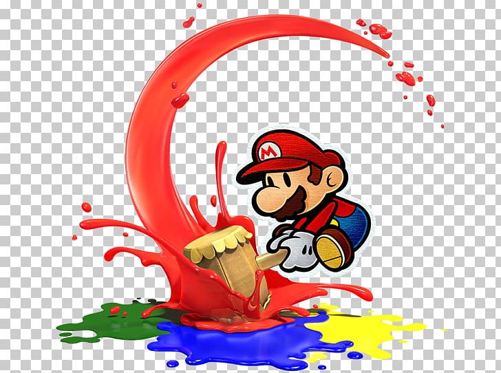 Super Mario Bros. Wii U Paper Mario: Color Splash PNG, Clipart, Art, Cartoon, Color Spash, Fictional Character, Heroes Free PNG Download