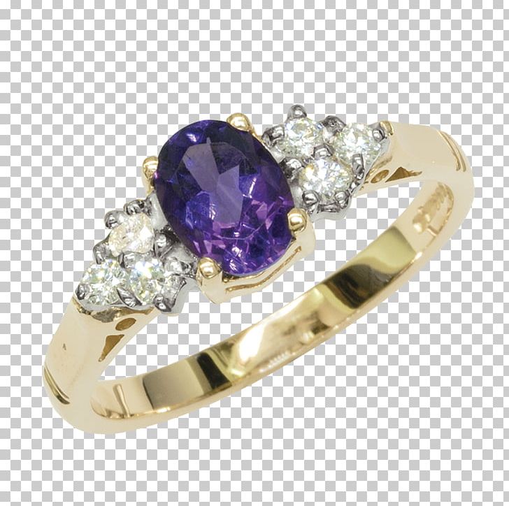Amethyst Sapphire Ring Jewellery Gemstone PNG, Clipart, Amethyst, Birthstone, Carat, Charms Pendants, Colored Gold Free PNG Download