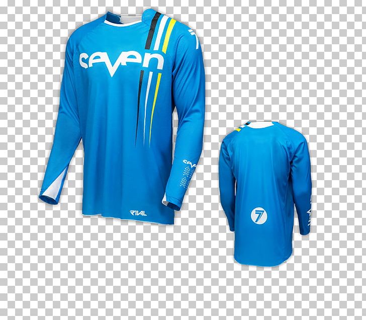 T-shirt Blue Sleeve Sports Fan Jersey PNG, Clipart, Active Shirt, Aqua ...