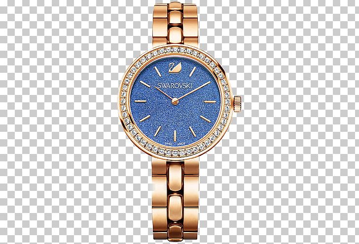 Watch Swarovski AG Bracelet Gold Plating PNG, Clipart, Accessories, Blue, Bracelet, Brand, Crystal Free PNG Download