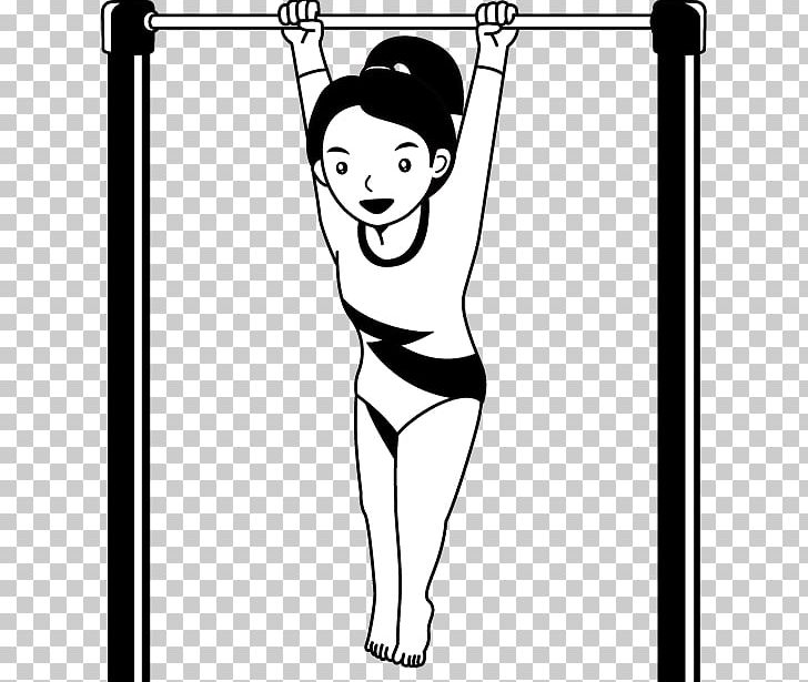 Artistic Gymnastics Uneven Bars Parallel Bars PNG, Clipart, Abdomen, Arm, Black, Cartoon, Fictional Character Free PNG Download
