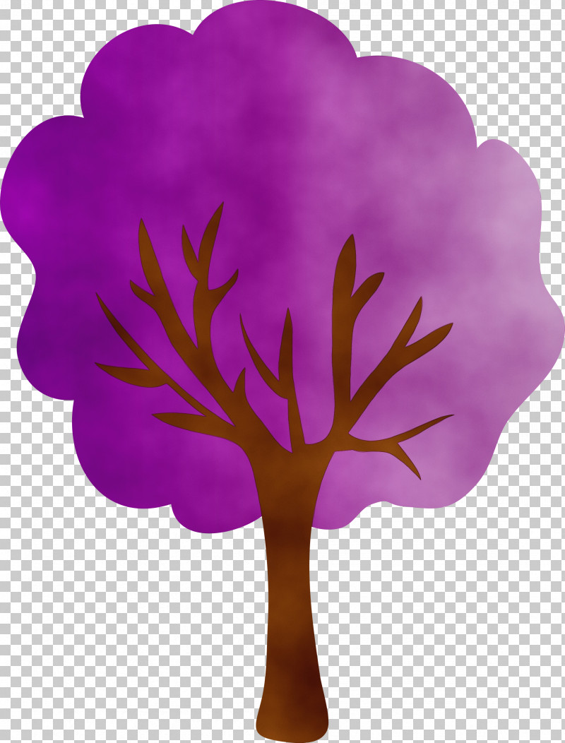 Violet Purple Tree Leaf Plant PNG, Clipart, Flower, Leaf, Paint, Petal, Plant Free PNG Download