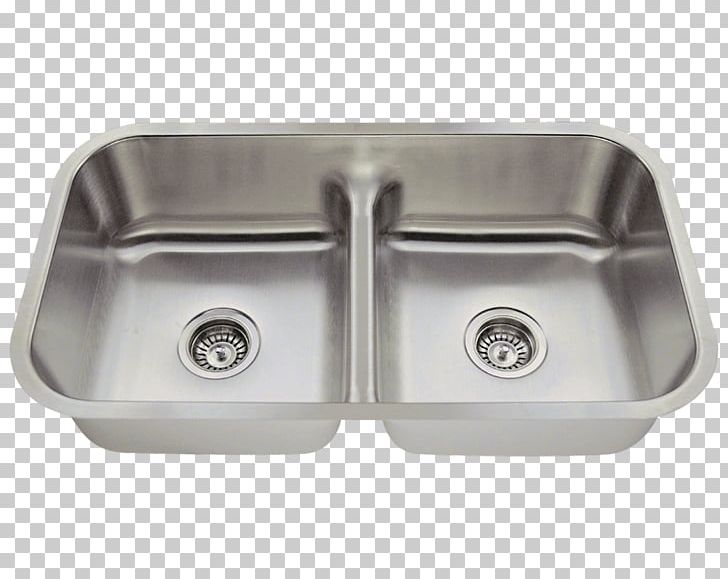 Kitchen Sink Stainless Steel Tap PNG, Clipart, Angle, Bathroom Sink, Bowl, Brushed Metal, Cabinetry Free PNG Download