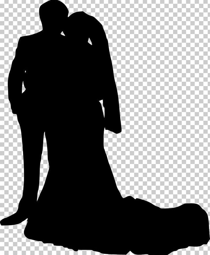 Silhouette Bride PNG, Clipart, Animals, Black, Black And White, Bride, Bridegroom Free PNG Download