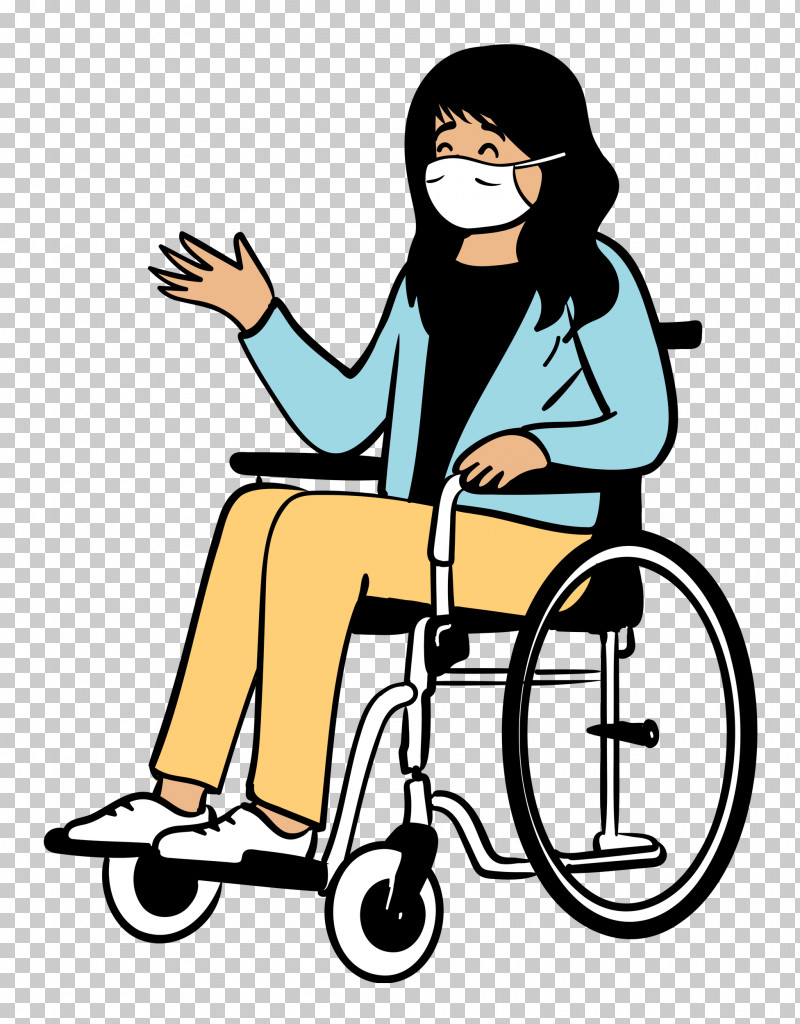 Woman Wheelchair Medical Mask PNG, Clipart, Beauty, Beautym, Behavior, Health, Human Free PNG Download