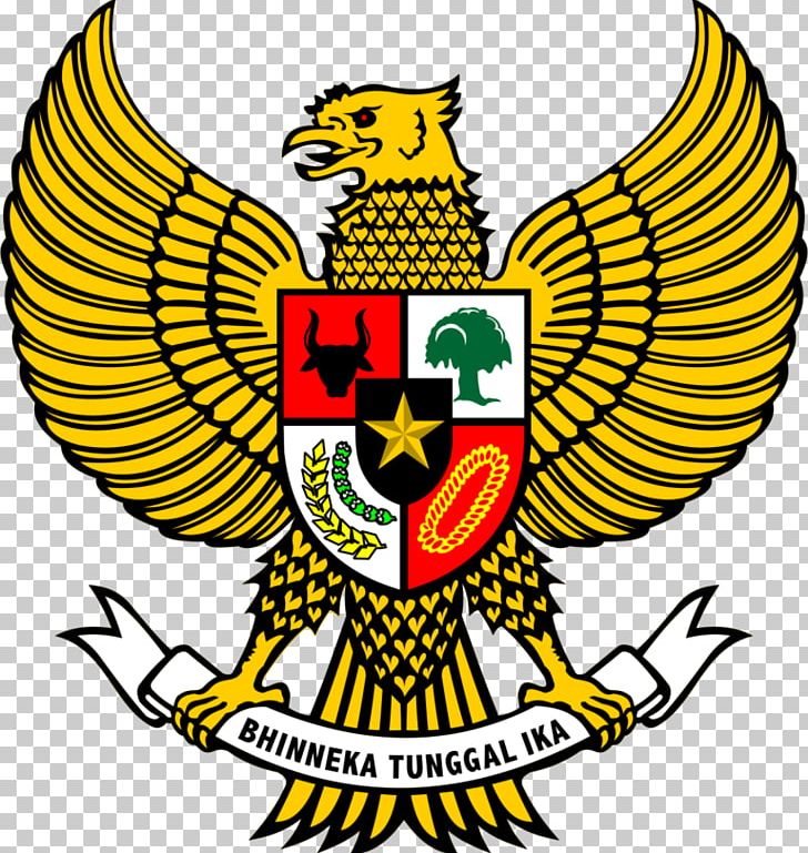 National Emblem Of Indonesia Pancasila Garuda Symbol PNG, Clipart, Art, Arti, Artwork, Beak, Bhinneka Tunggal Ika Free PNG Download