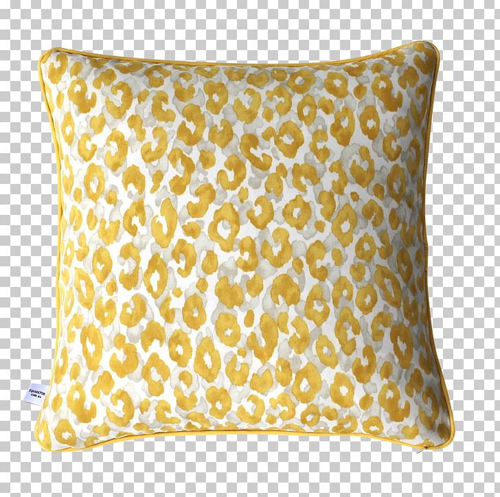 Throw Pillows Leopard Cushion Textile Yellow PNG, Clipart, Animal Print, Chair, Cushion, Furniture, Garden Free PNG Download