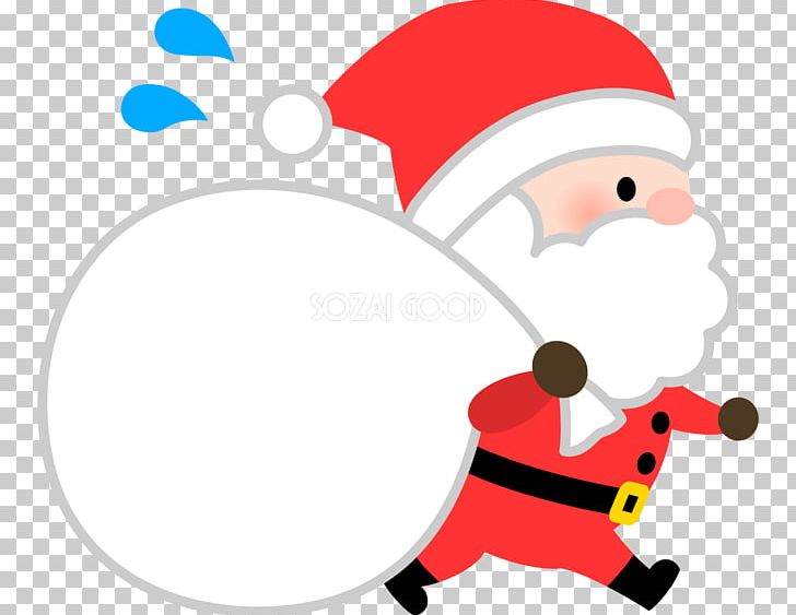 Santa Claus Christmas Cartoon PNG, Clipart, Area, Artwork, Bag, Behavior, Cartoon Free PNG Download