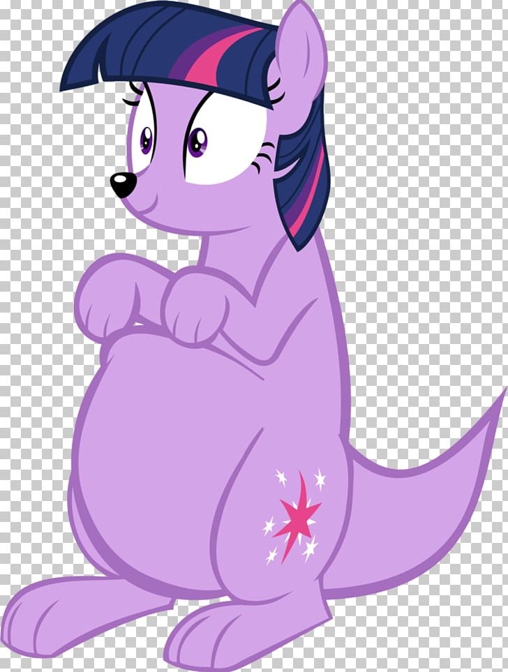 Twilight Sparkle Pony Rarity Kangaroo PNG, Clipart, Animals, Art, Carnivoran, Cartoon, Cat Like Mammal Free PNG Download