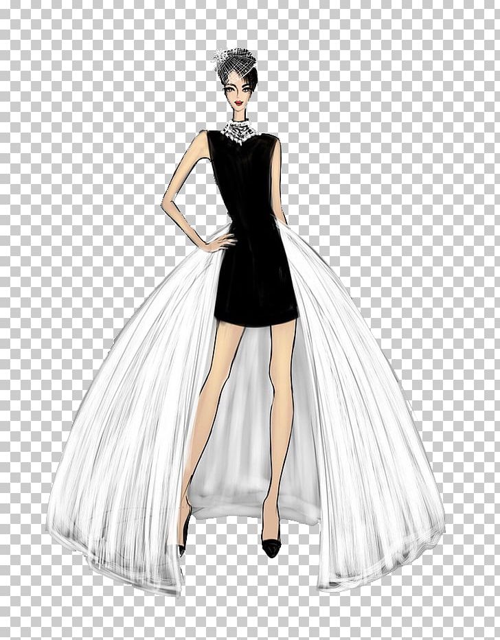 Wedding Dress Clothing Black And White Skirt Cocktail Dress PNG, Clipart, Black, Black And White, Bride, Celebrities, Cocktail Dress Free PNG Download