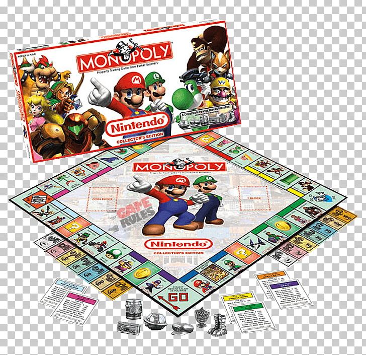The Legend Of Zelda: Collector's Edition USAopoly Monopoly Super Mario Bros. Nintendo PNG, Clipart, Board, Board Game, Game, Games, Gaming Free PNG Download