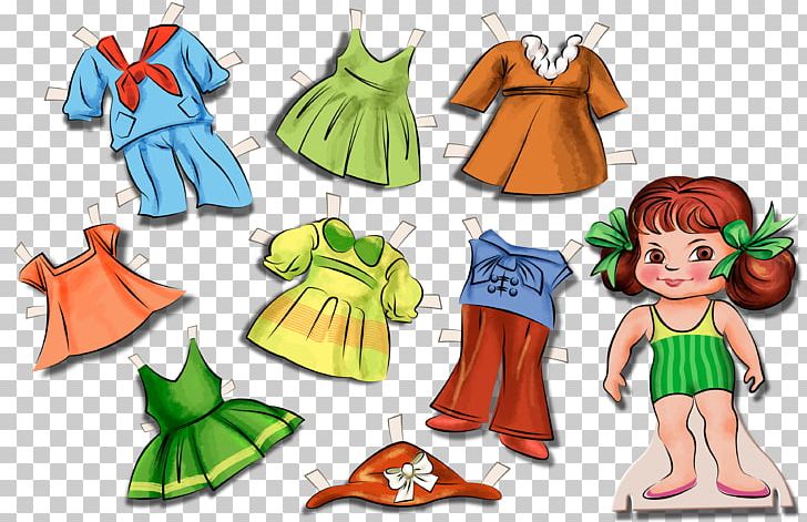 Paper Doll Clothing Toy Dressmaker PNG, Clipart, Art, Artwork, Cartoon, Child, Clothes Free PNG Download