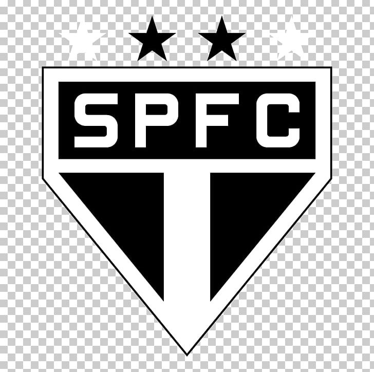 Sao Paulo Fc Logo Black Emblem Png Clipart Angle Area Black Black And White Black M