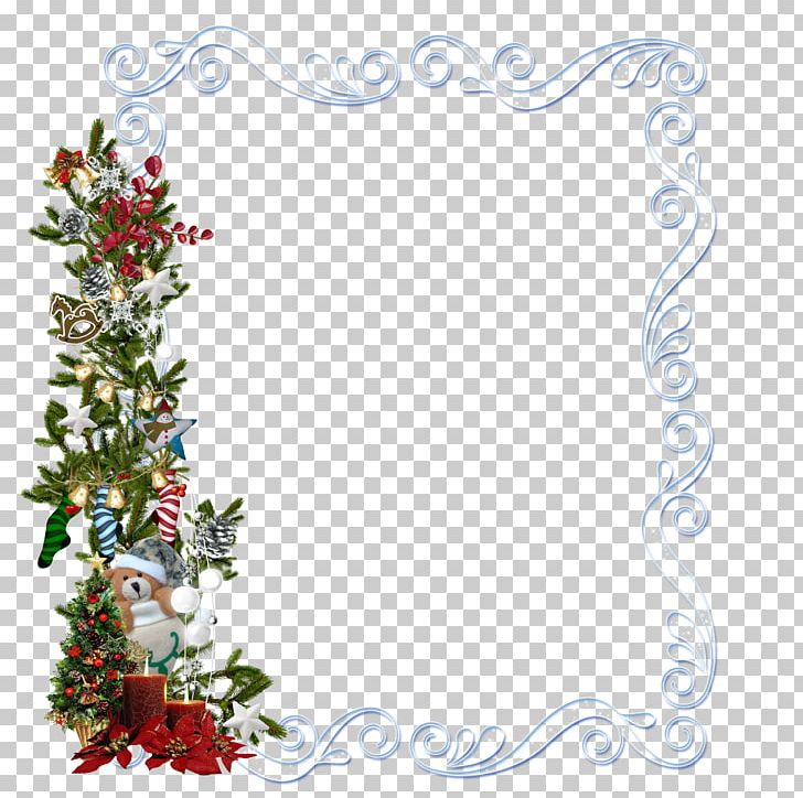 Christmas Tree Guirlande De Noël Garland PNG, Clipart, Aquifoliaceae, Border, Branch, Christmas Card, Christmas Decoration Free PNG Download