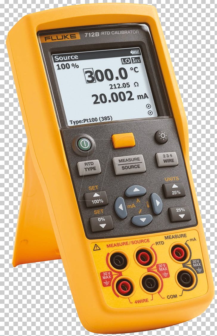Fluke Corporation Calibration Thermocouple Resistance Thermometer Калибратор PNG, Clipart, Calibration, Digit, Electronic Device, Electronics, Electronics Accessory Free PNG Download