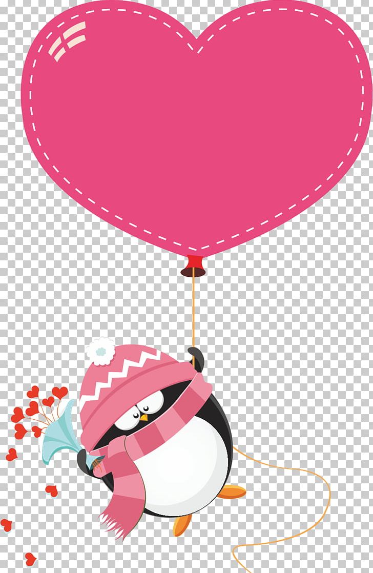 Penguin Love Stock Illustration Valentine's Day PNG, Clipart, Balloon, Cartoon, Clip Art, Design, Festive Elements Free PNG Download