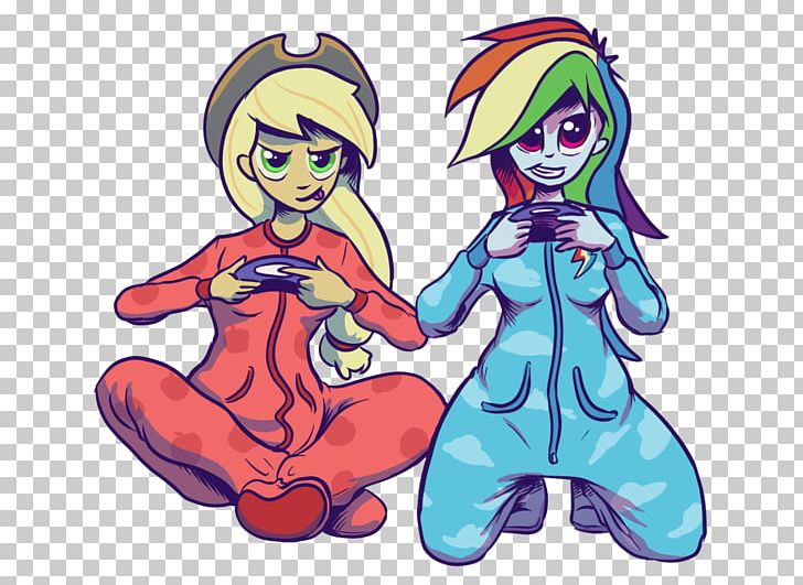 Applejack Rainbow Dash Pajamas My Little Pony: Equestria Girls PNG, Clipart, Cartoon, Equestria, Fictional Character, Girl, Human Free PNG Download