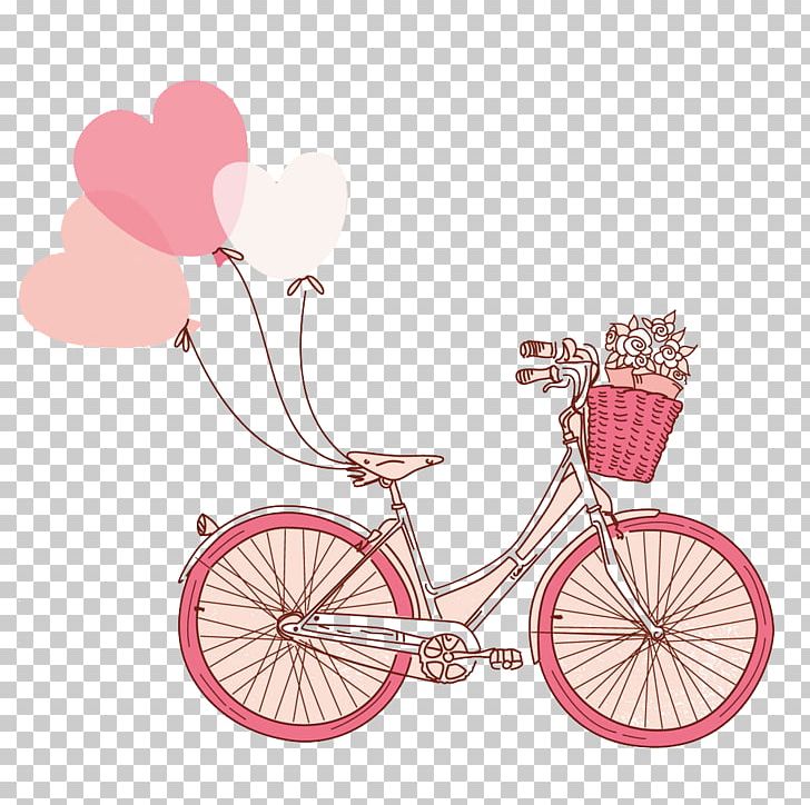 Valentines Day Drawing Gift Illustration PNG, Clipart, Balloon, Bicycle, Bicycle Accessory, Bicycle Frame, Bicycle Part Free PNG Download