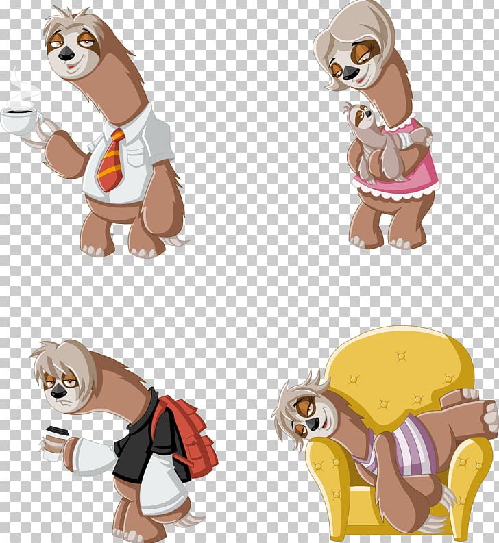 Sloth PNG, Clipart, Animal Figure, Carnivoran, Cartoon, Couch, Dog Like Mammal Free PNG Download