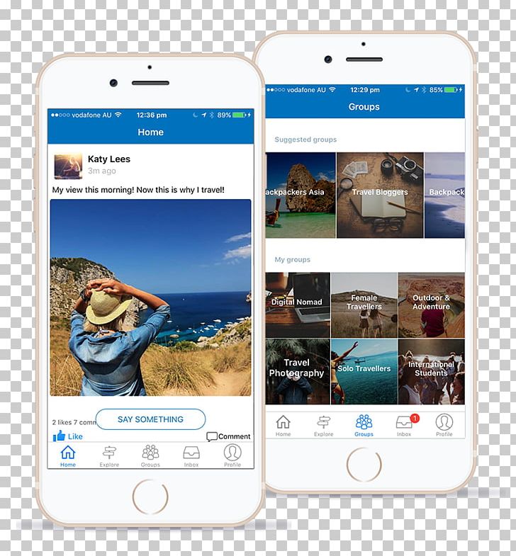 Smartphone Travello App Handheld Devices Social Network PNG, Clipart, Adventure, All Around The World, Blogger, Communication, Communication Device Free PNG Download