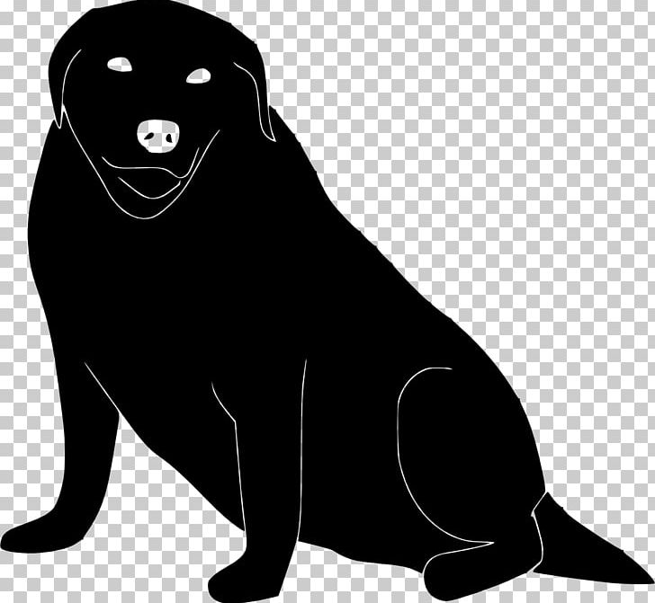 Whiskers Labrador Retriever Puppy Walrus Silhouette PNG, Clipart, Animals, Black, Black And White, Carnivoran, Cat Free PNG Download
