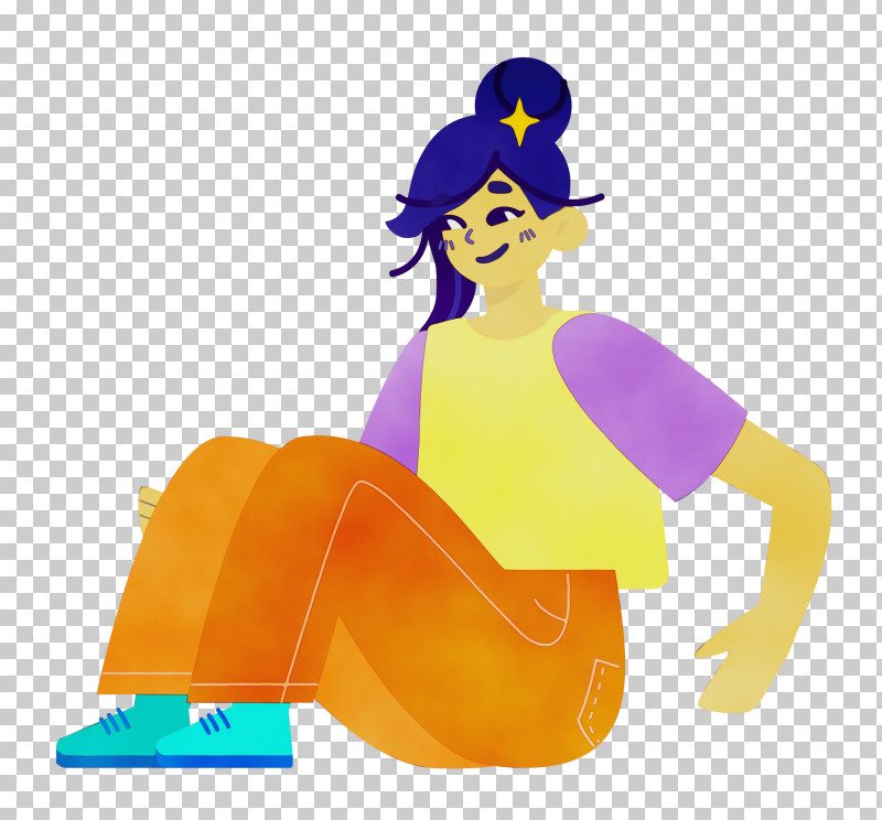 Yellow Shoe Cartoon PNG, Clipart, Cartoon, Paint, Shoe, Sitting, Sitting On Floor Free PNG Download