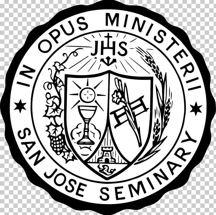 San Jose Seminary Graphics Logo San Jose Major Seminary PNG, Clipart, Area, Artwork, Black And White, Brand, Circle Free PNG Download
