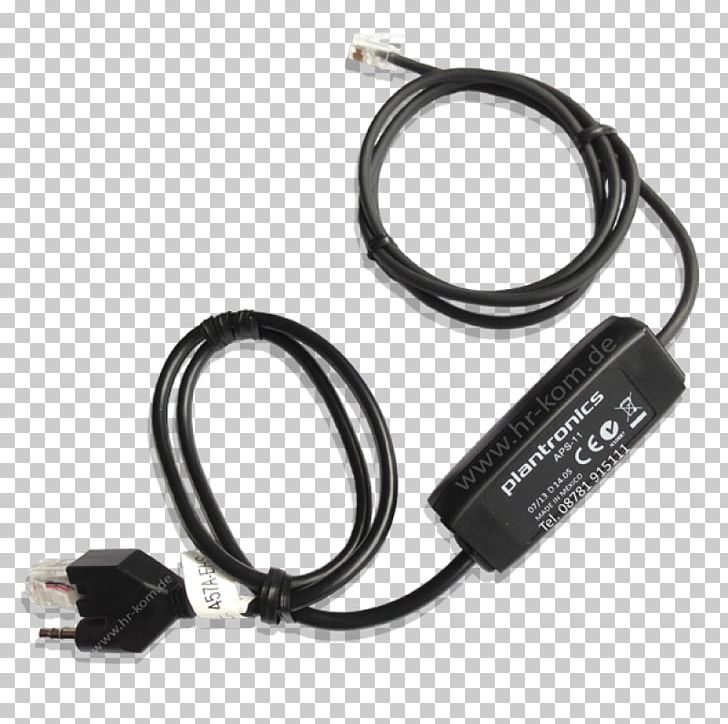 Plantronics APS Headset Serial Cable Electronics PNG, Clipart, Ac Adapter, Adapter, Bluetooth Headset, Cable, Data Transfer Cable Free PNG Download